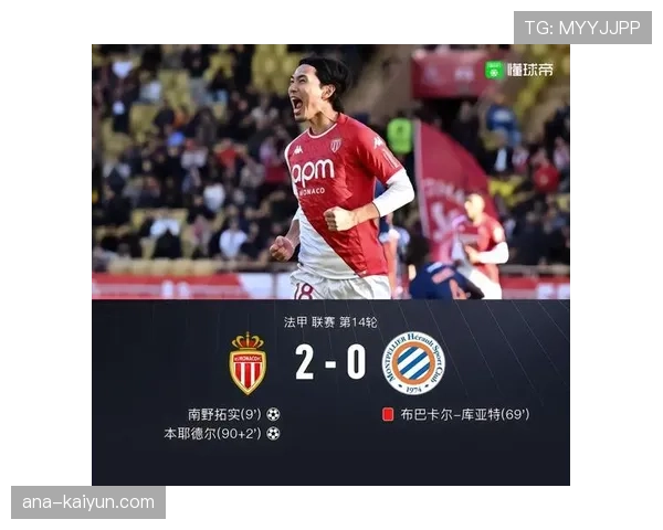 半场:摩纳哥2-0领先布雷斯特,本耶德尔、南野拓实建功 半场:摩纳哥2-0领先布雷斯特,本耶德尔、南野拓实建功